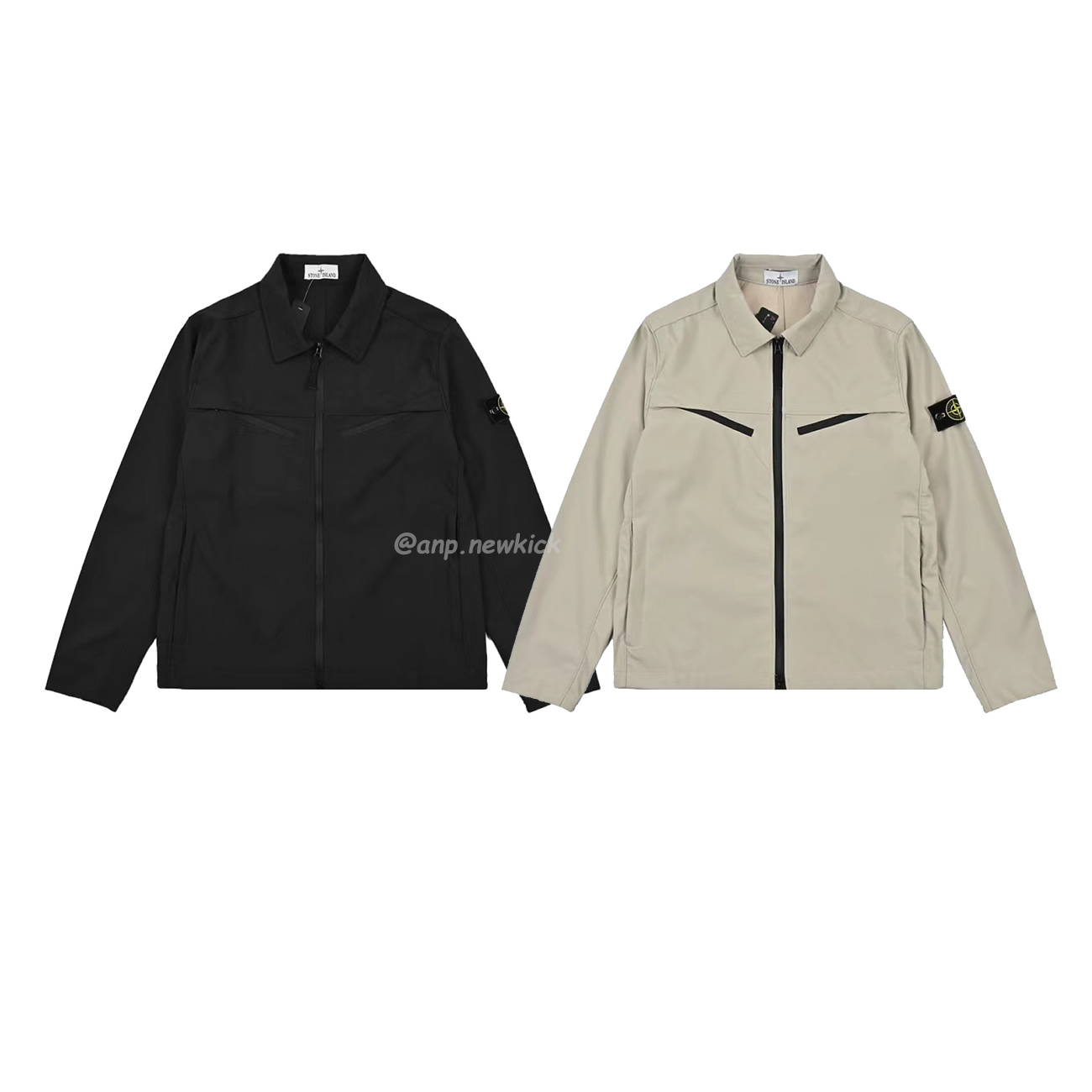 Stone Island Mens Black Light Soft Shell R Jacket (1) - newkick.app